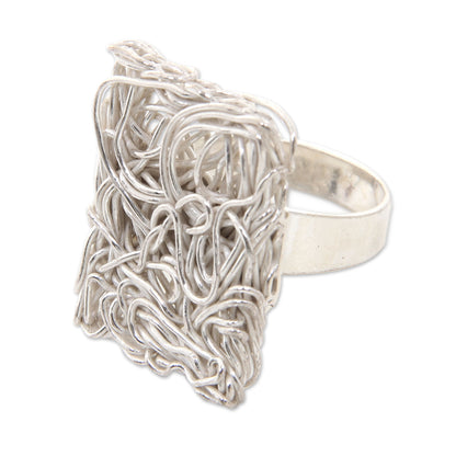 Energized Sterling Silver Cocktail Ring