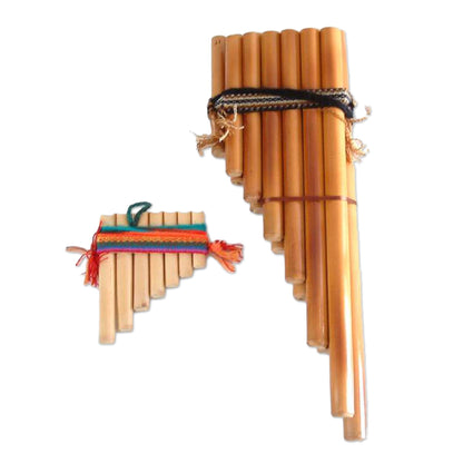 Inca Serenade Bamboo Andean Zampona Panpipes