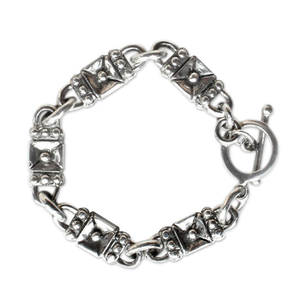 Lock and Key Sterling Silver Bracelet