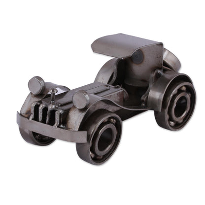 Rustic Classic Car Metal Sculpture