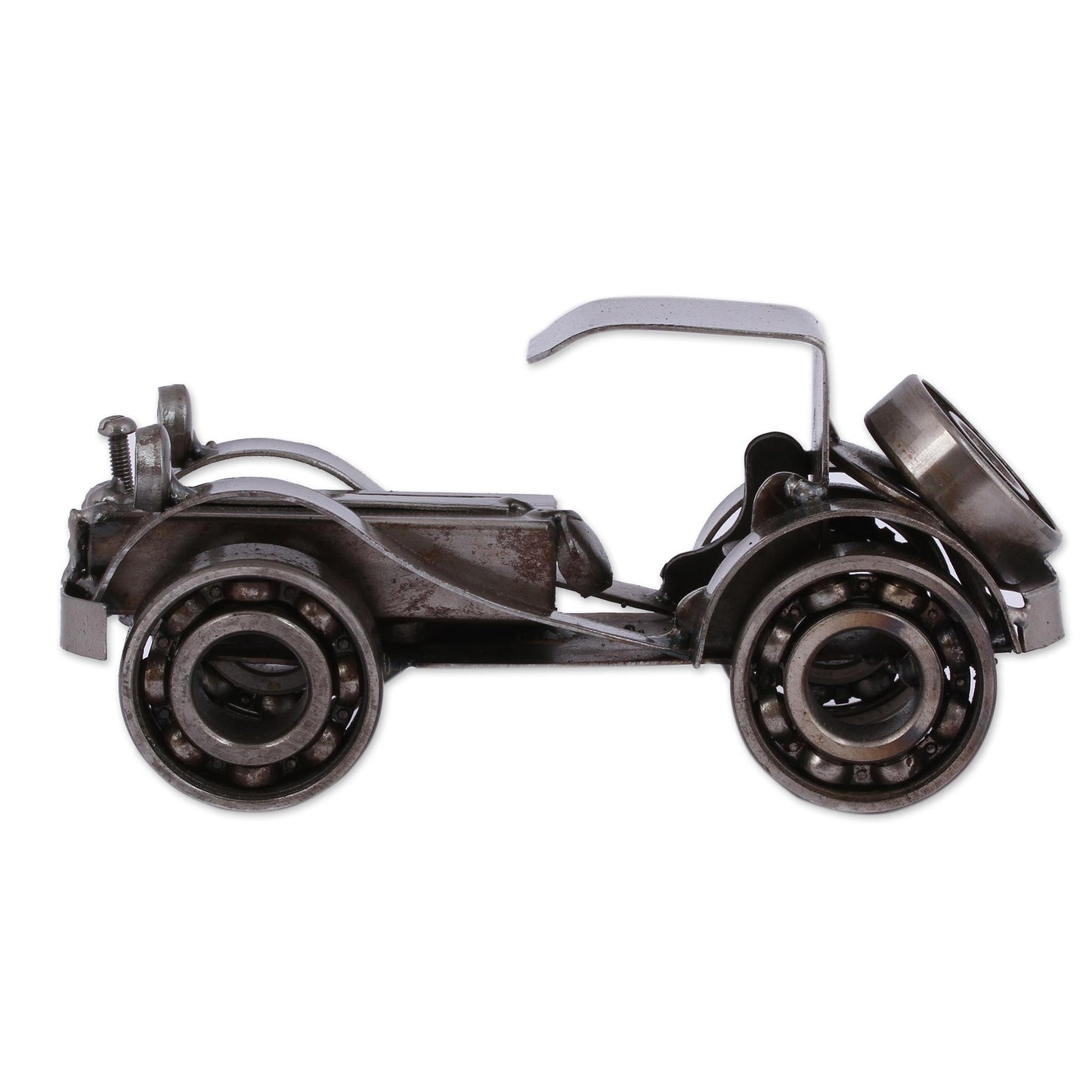 Rustic Classic Car Metal Sculpture