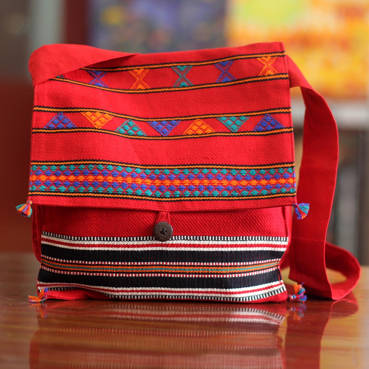 Rajasthan Rapture Unique Hand Woven Cotton Shoulder Bag