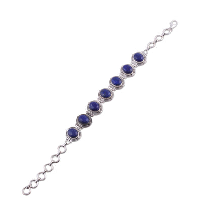 Majestic Blue Lapis Lazuli Link Bracelet