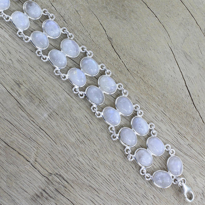 Enchanted Mystery Moonstone Link Bracelet