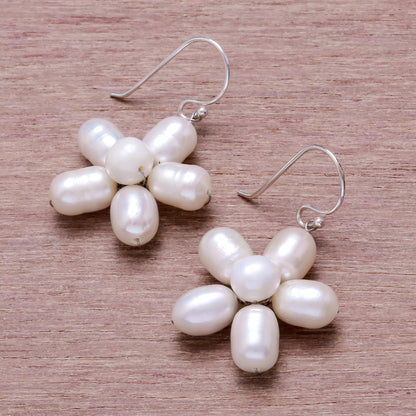 Pearl Paradise Pearl Flower Earrings