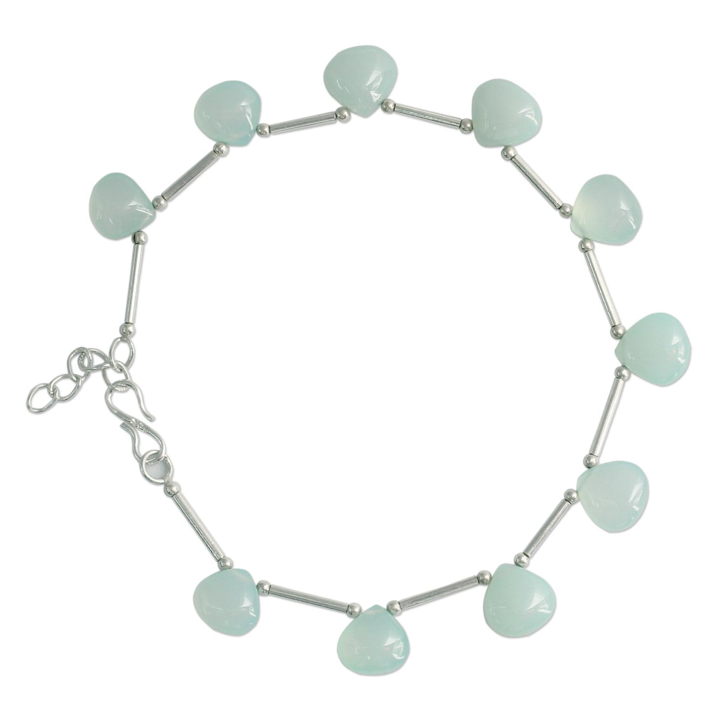 Aqua Magic Chalcedony anklet