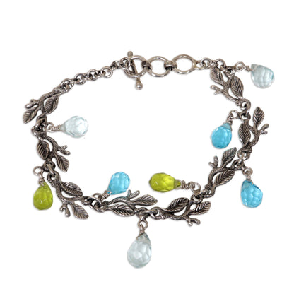 Rainforest Silver Link Bracelet