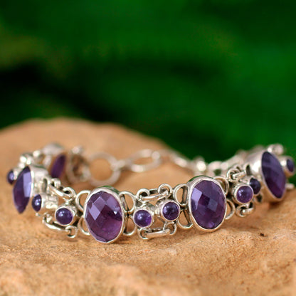 Royal Purple Amethyst Bracelet