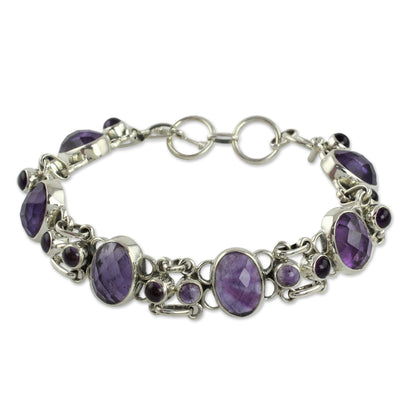 Royal Purple Amethyst Bracelet