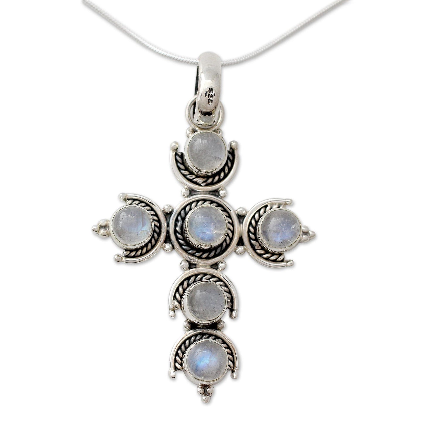 Cross of Purity Sterling Silver Necklace