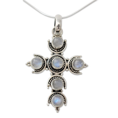 Cross of Purity Sterling Silver Necklace