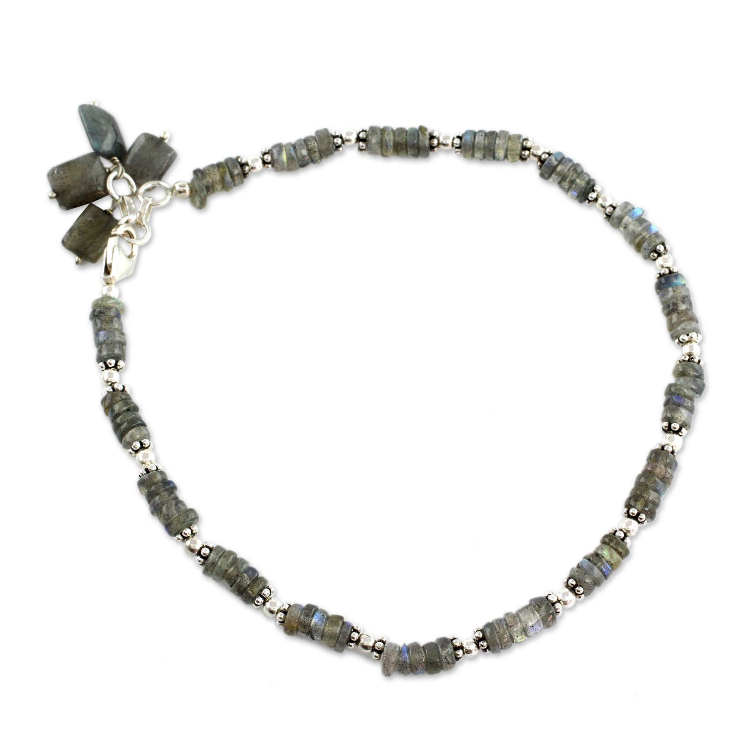 Mystical Inspiration Labradorite Beaded Anklet