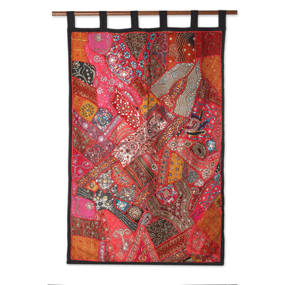 Autumn Splendor Handcrafted Cotton Wall Hanging