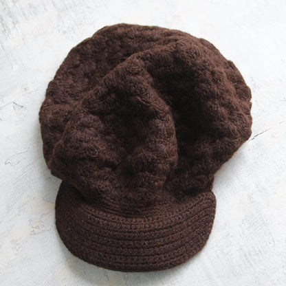 Chocolate Cap 100% alpaca hat