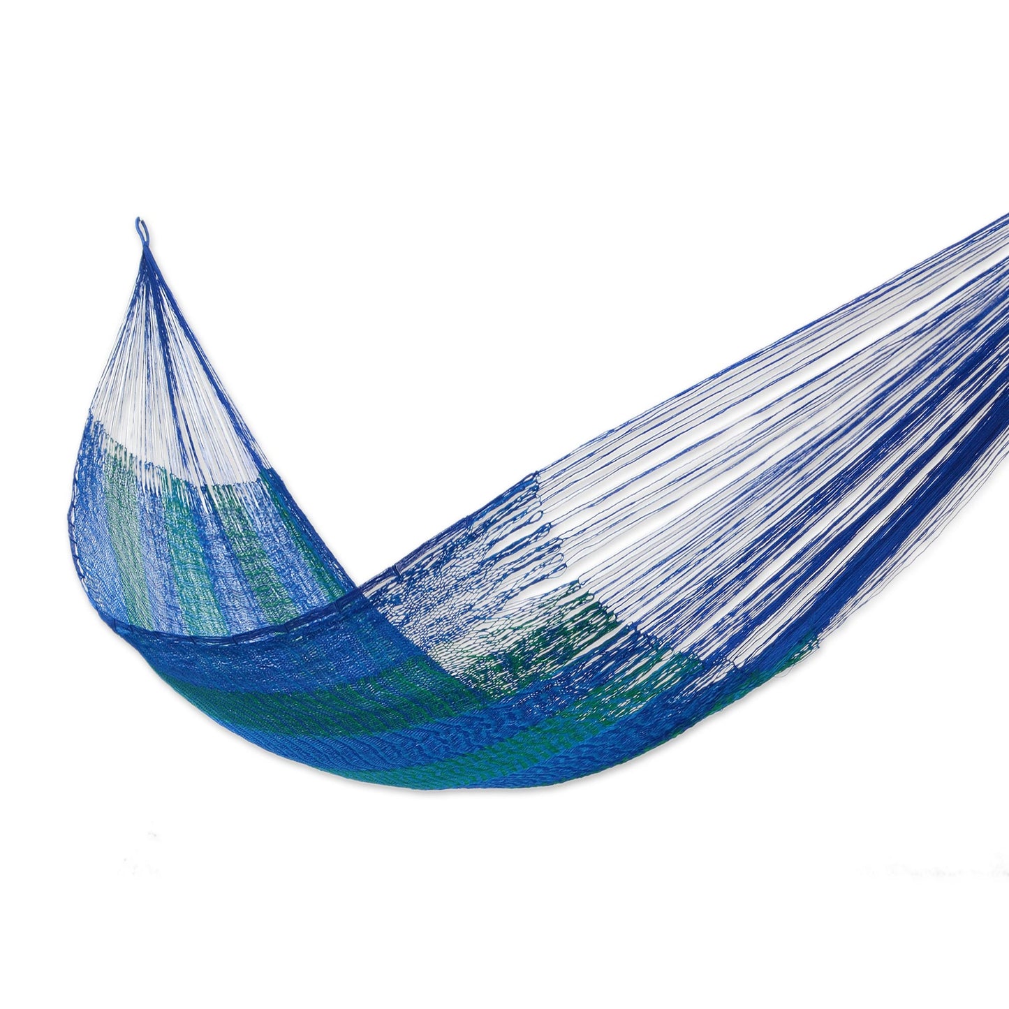 Cool Lagoon Striped Mayan Hammock (Single)