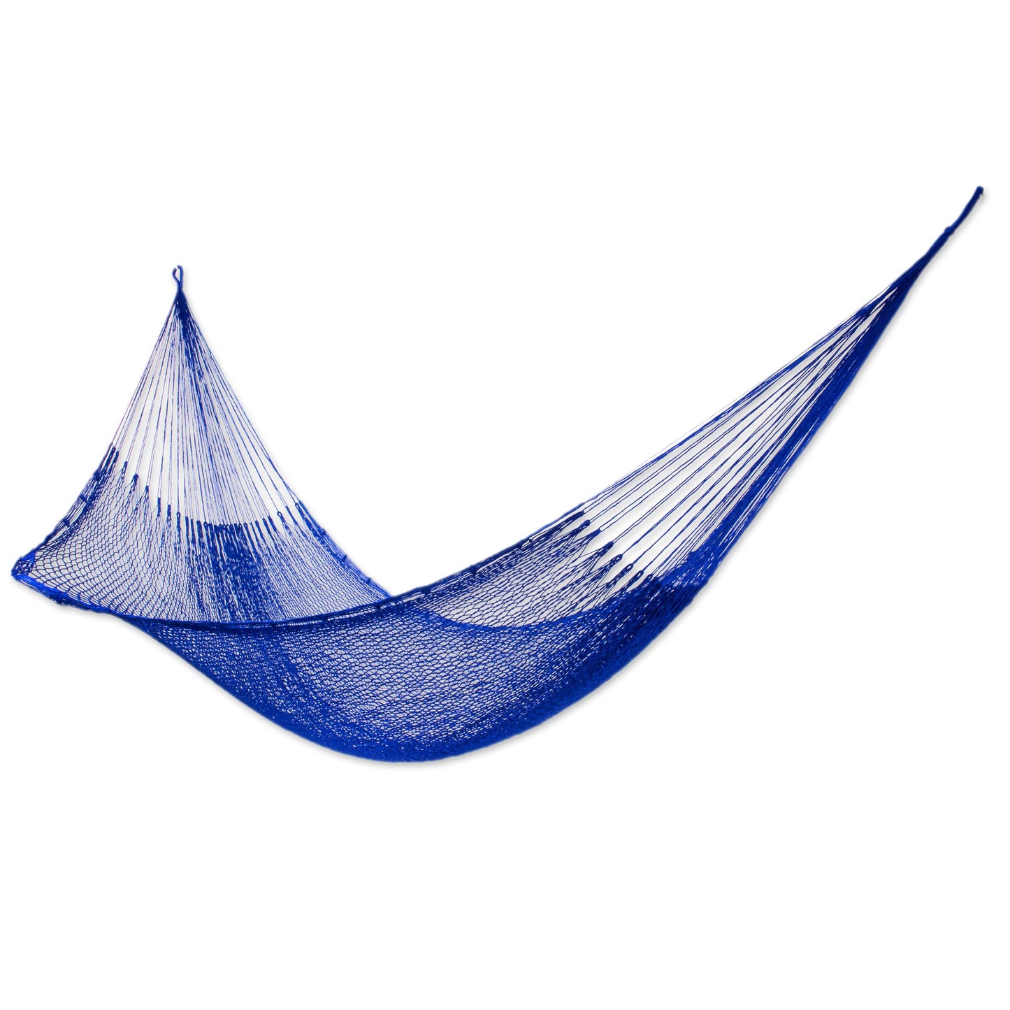 Blue Sonata  Hand Woven Nylon Mayan Hammock