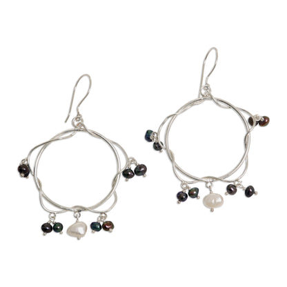 Ode to Friendship Pearl dangle earrings