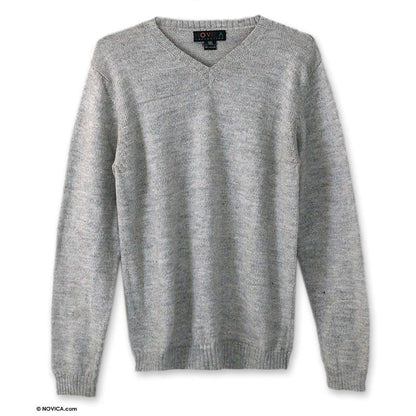 Favorite Memories Men's Gray Sweater