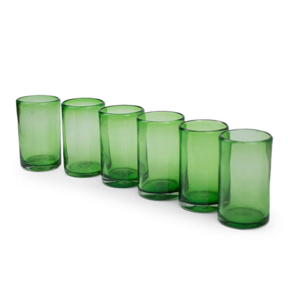 Emerald Green Glass Cocktail Drinkware