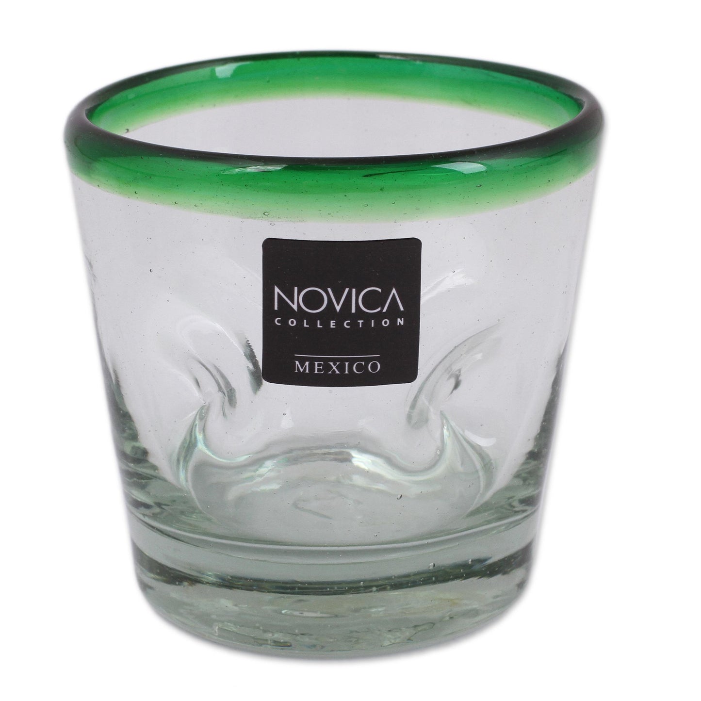 Lime Freeze Recycled Glass Tumbler Glasses