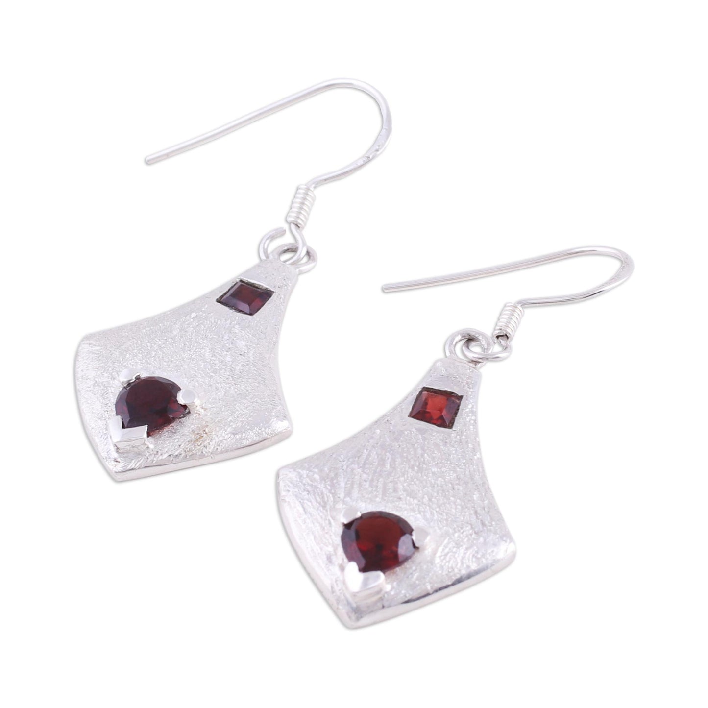 Safeguard Garnet dangle earrings