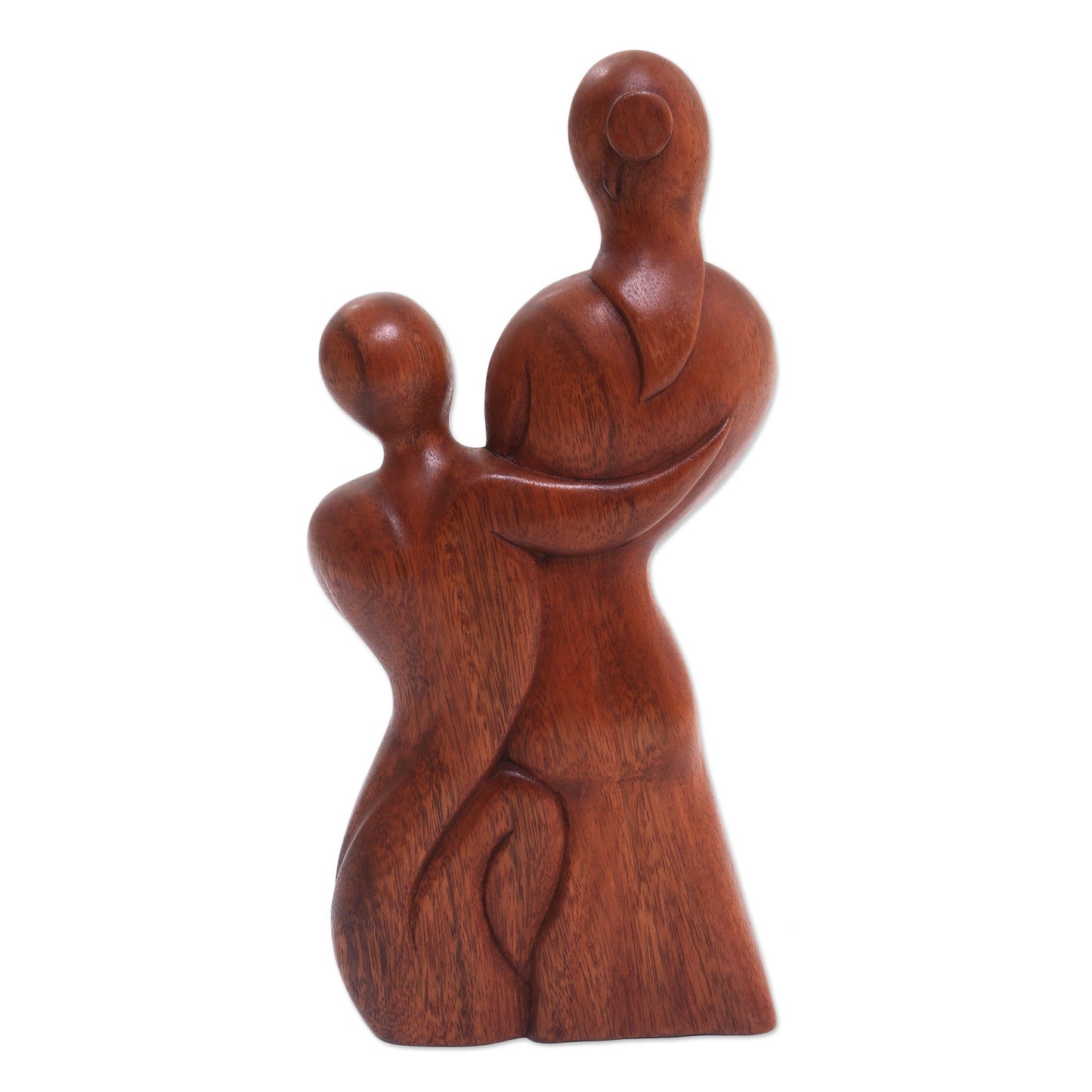 Always in Love Suar Wood Sculpture