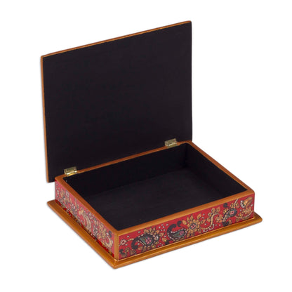 Passion Hand Crafted Peruvian Wood Jewelry Box