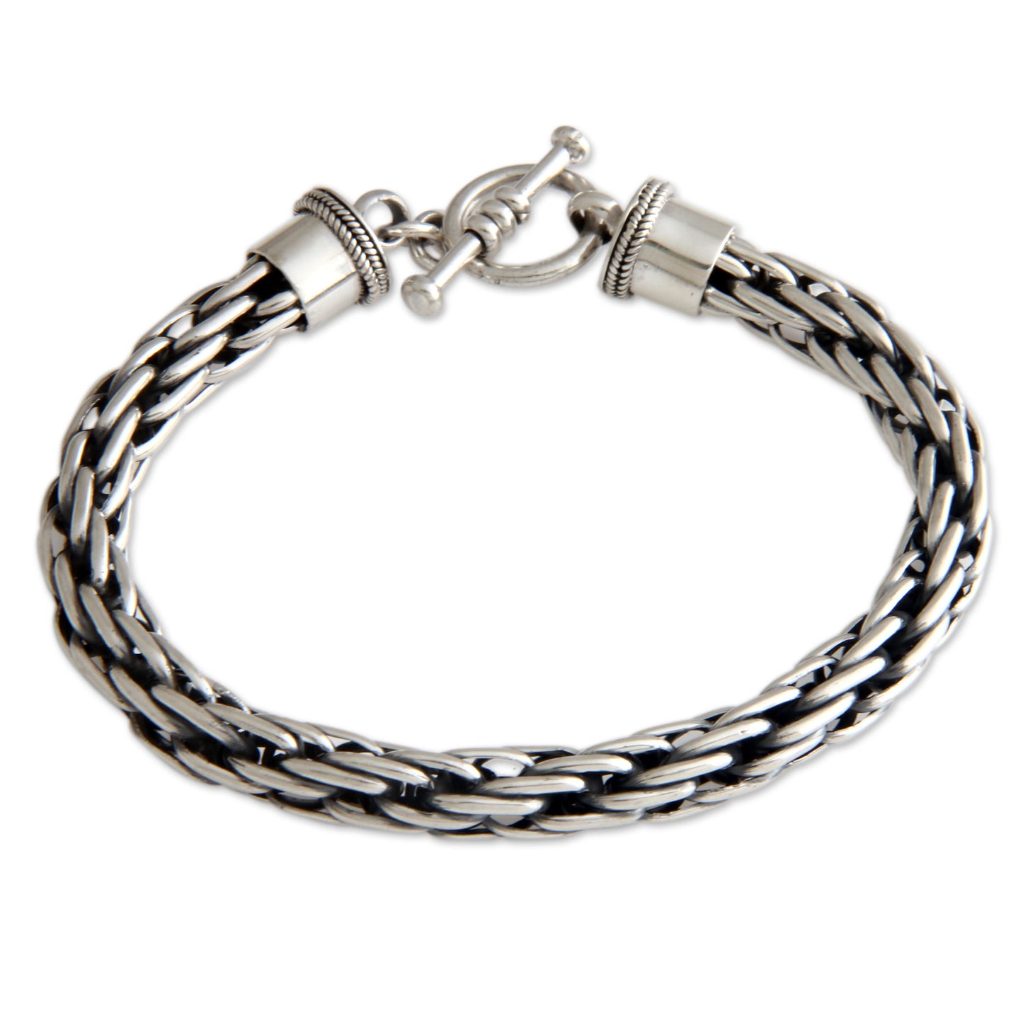 Courage Sterling Silver Chain Bracelet from Indonesia