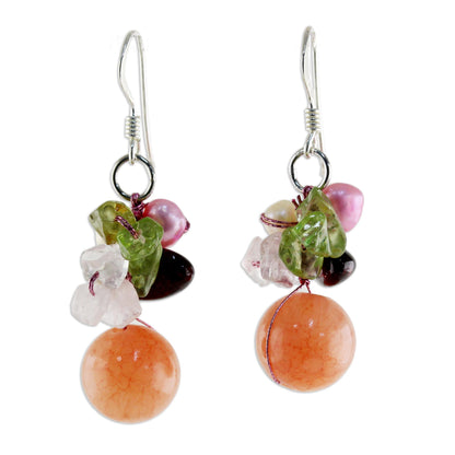 Strawberry Fantasy Cultured Pearl Earrings