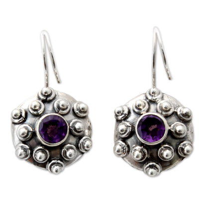 Splendor Amethyst drop earrings