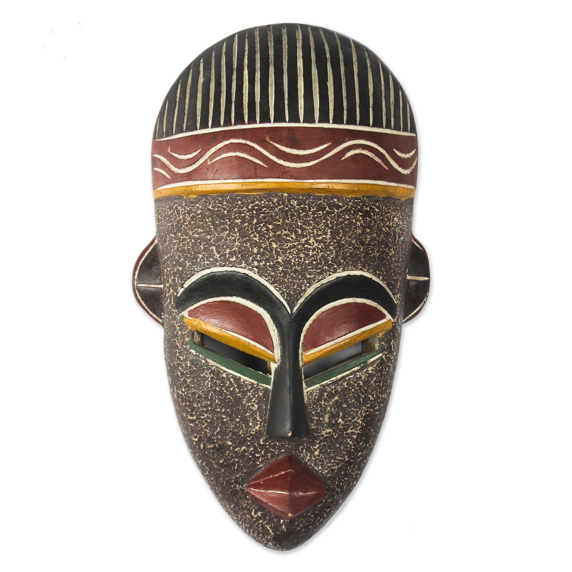 NOVICA Berber Man Ethiopian wood mask | GreaterGood