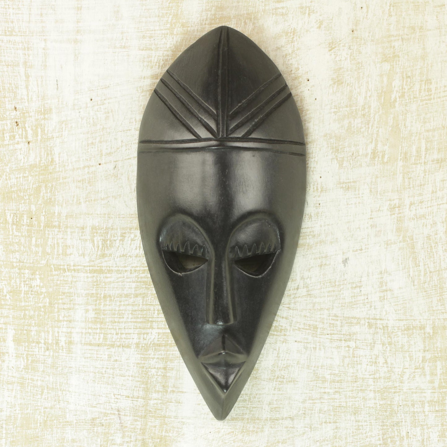 Prudence African wood mask