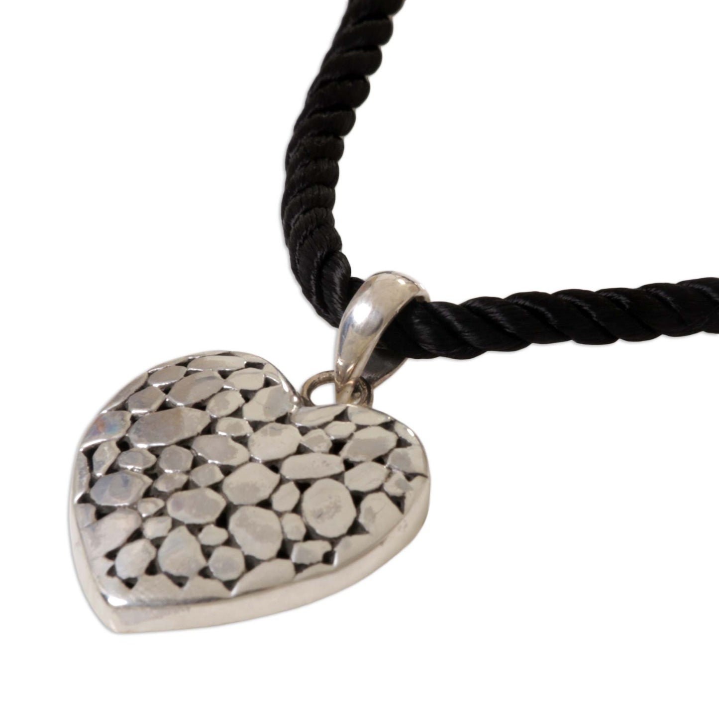 My Loving Heart Sterling Silver Heart Necklace