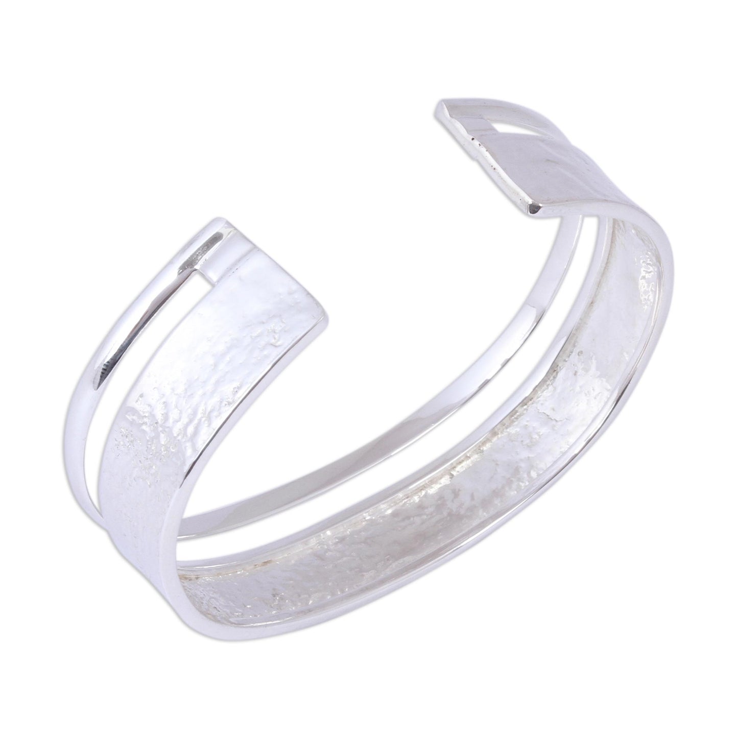 Silver River Unique Taxco Silver Cuff Bracelet