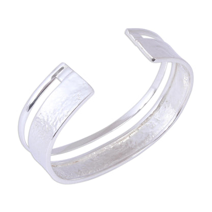 Silver River Unique Taxco Silver Cuff Bracelet