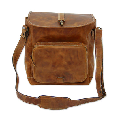 Crazy Summer Mexican Leather Shoulder Bag