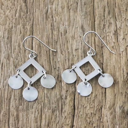 Joyous Sound Fair Trade Sterling Silver Chandelier Earrings