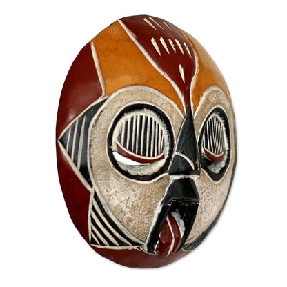 Woman of Fire Fair Trade African Wood Mask