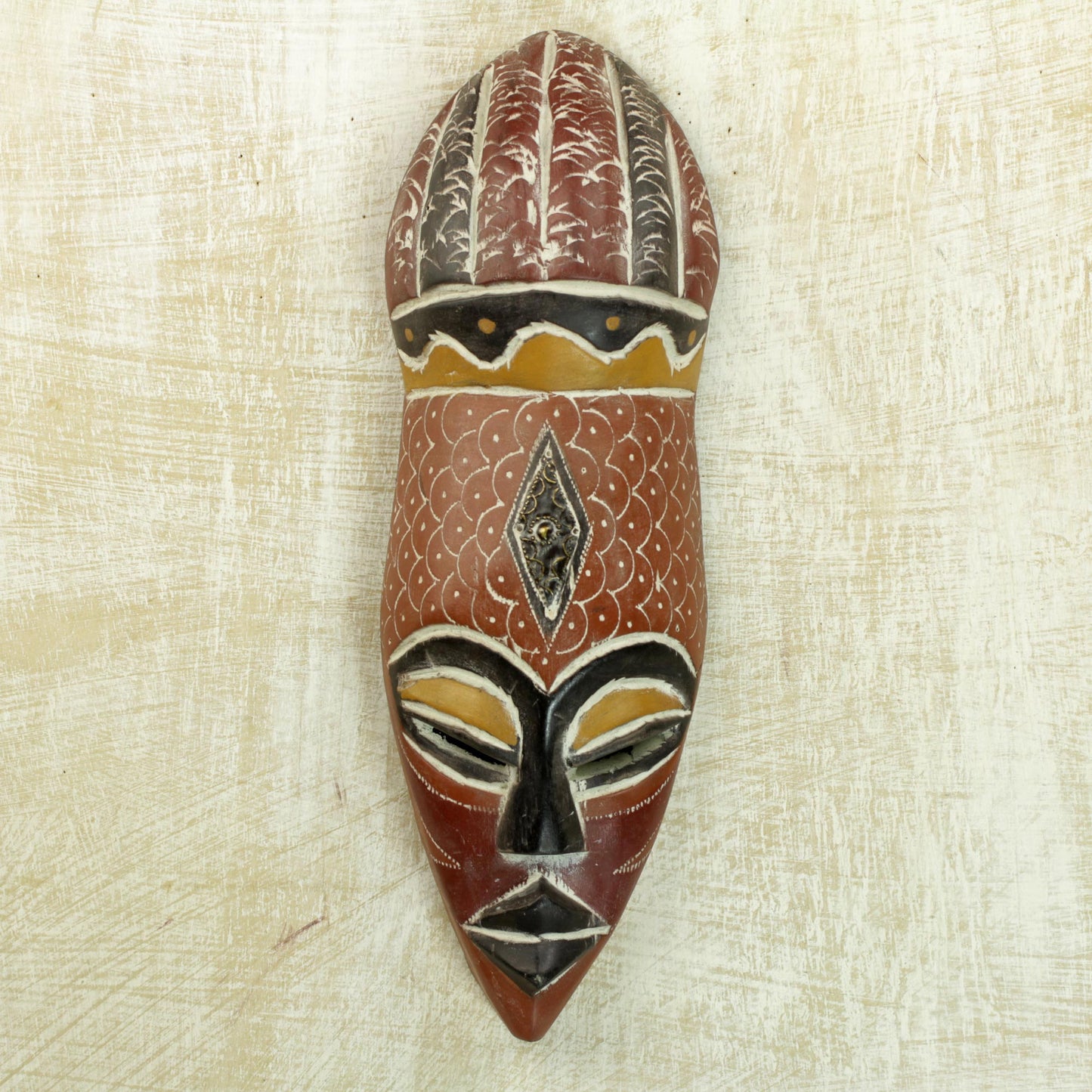 God's Gifts Artisan Crafted Nigerian Wood Mask