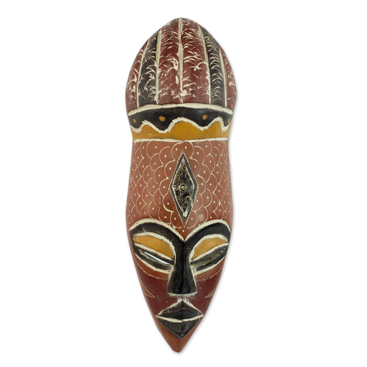 God's Gifts Artisan Crafted Nigerian Wood Mask