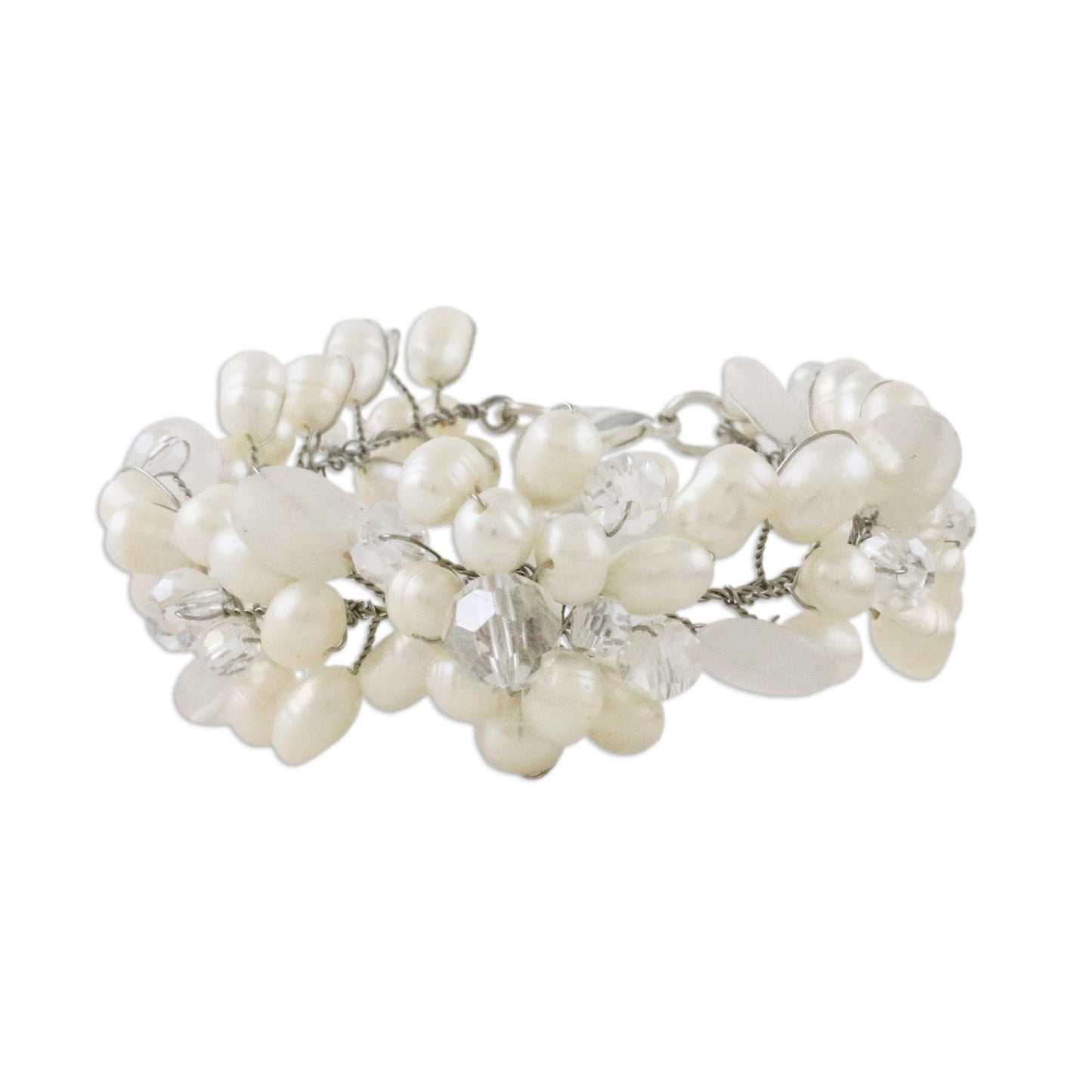 Bridal Bouquet Pearl Bracelet