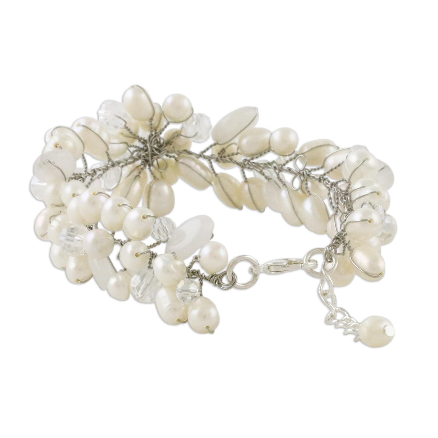 Bridal Bouquet Pearl Bracelet