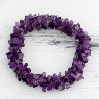 Lilac Muse Amethyst Stretch Bracelet