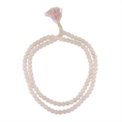 Rose Quartz Prayer Beads Necklace