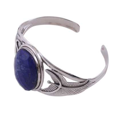 Lapis Lazuli & Sterling Silver Cuff Bracelet