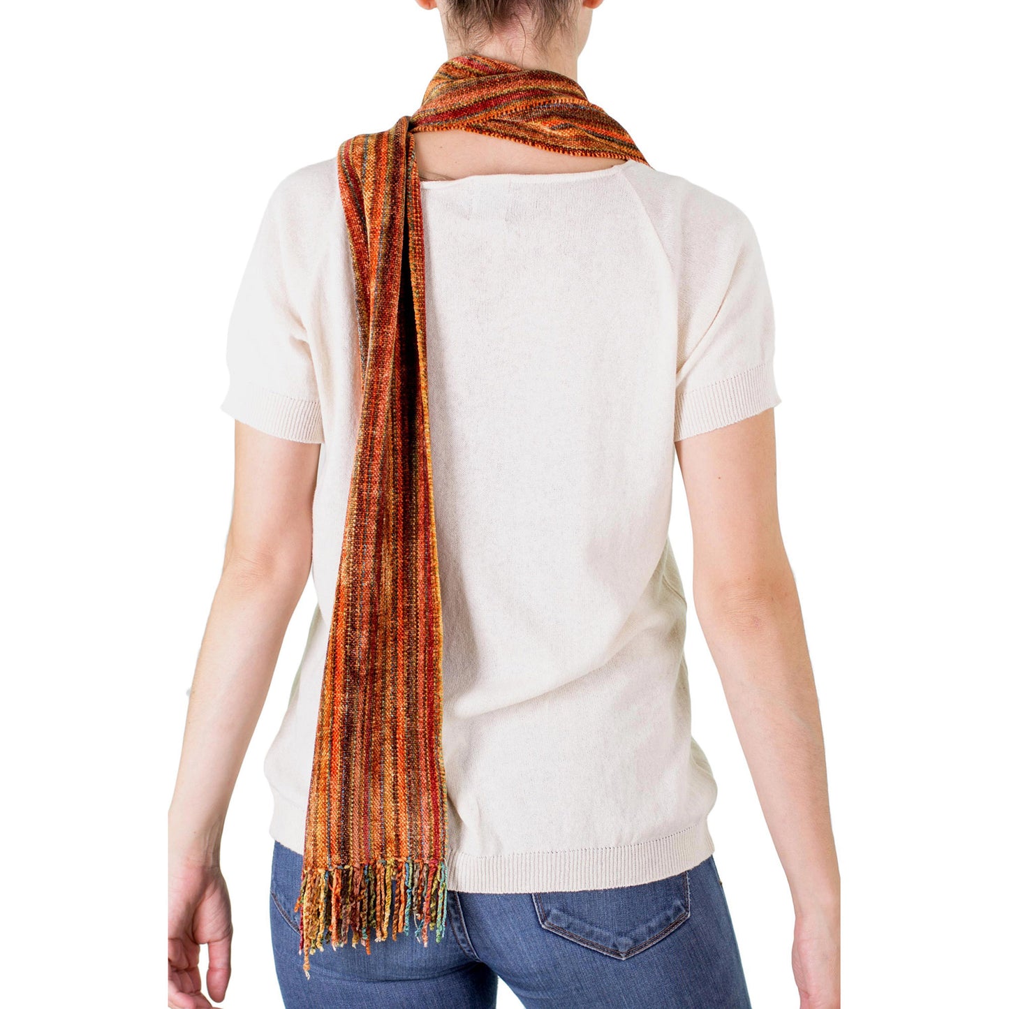 Heart of the Land Multicolor Bamboo Chenille Scarf