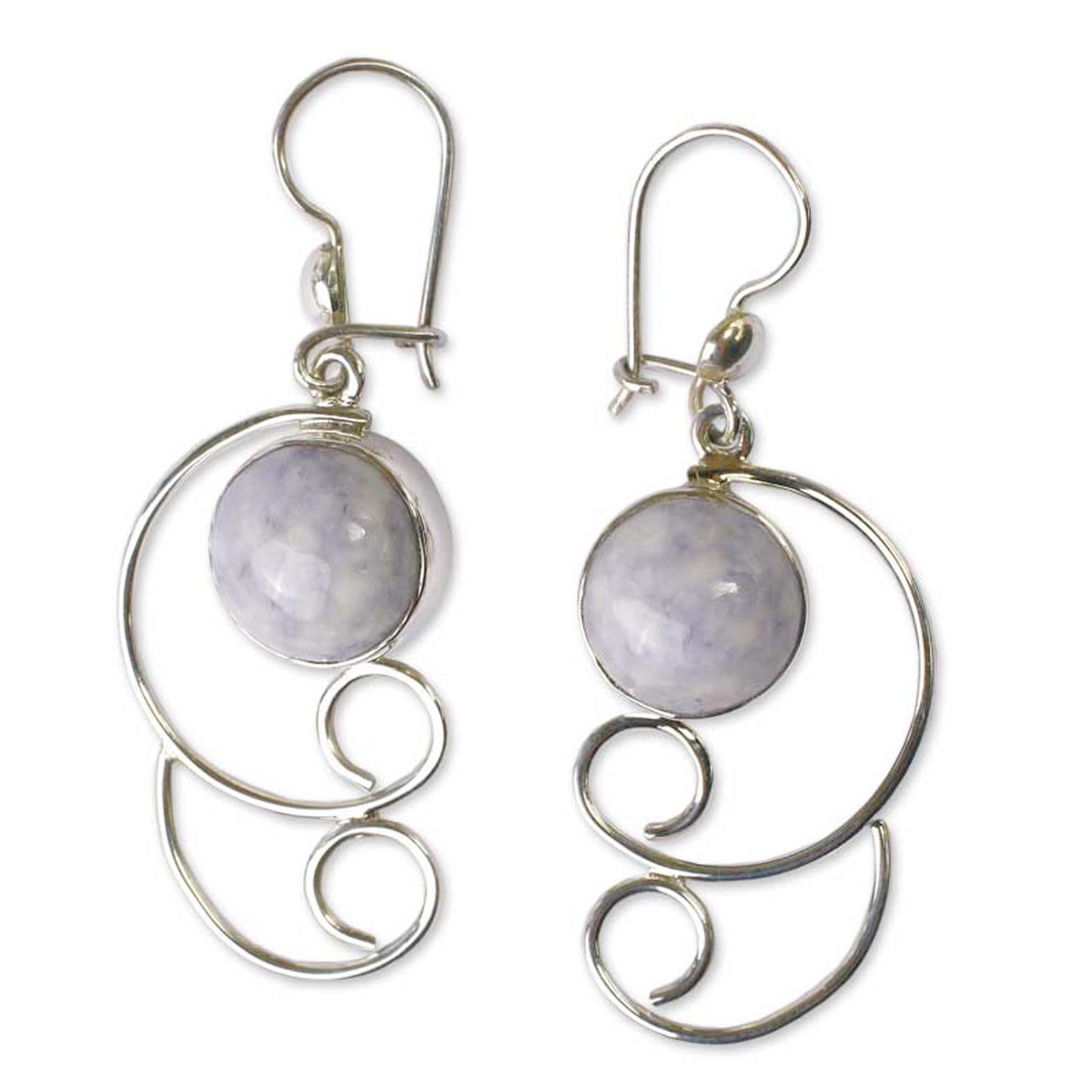 Maya Treasure Sterling Silver Dangle Earrings