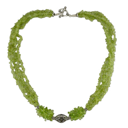 Natural Sophistication Peridot beaded necklace