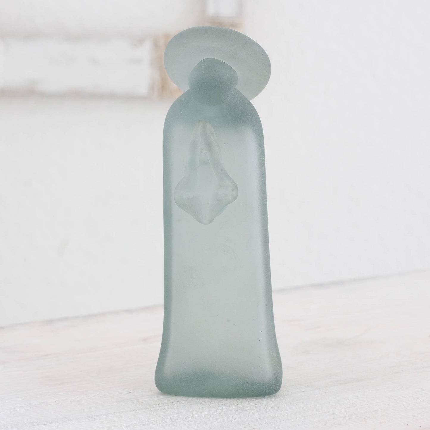 Mary at Prayer Blown glass figurine