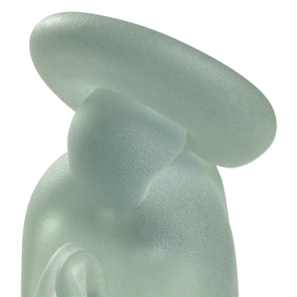 Mary at Prayer Blown glass figurine